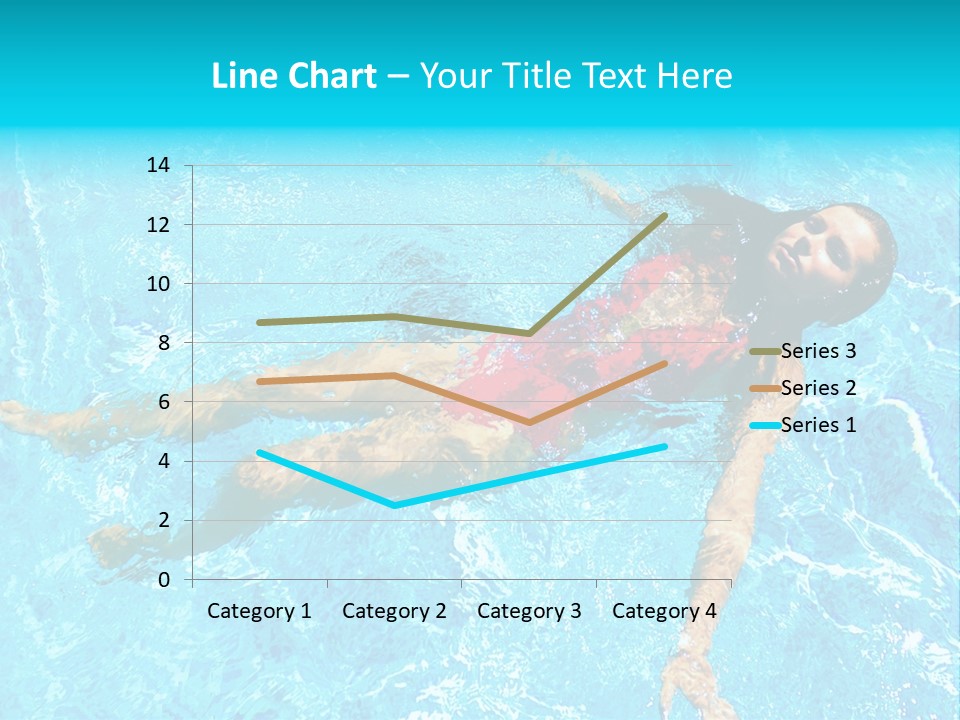 Pretty Model Woman PowerPoint Template