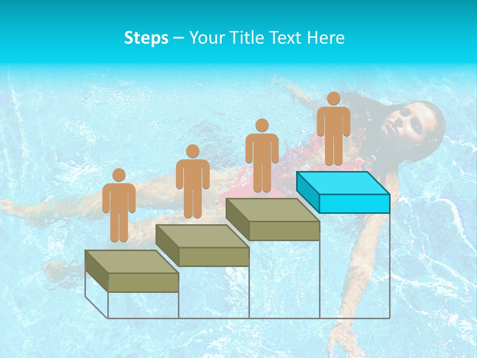 Pretty Model Woman PowerPoint Template