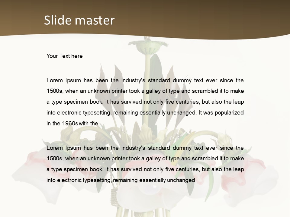 Magnificent Big Ceiling PowerPoint Template