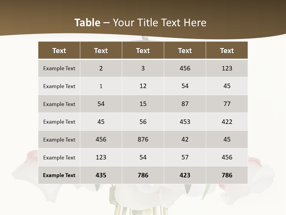 Magnificent Big Ceiling PowerPoint Template