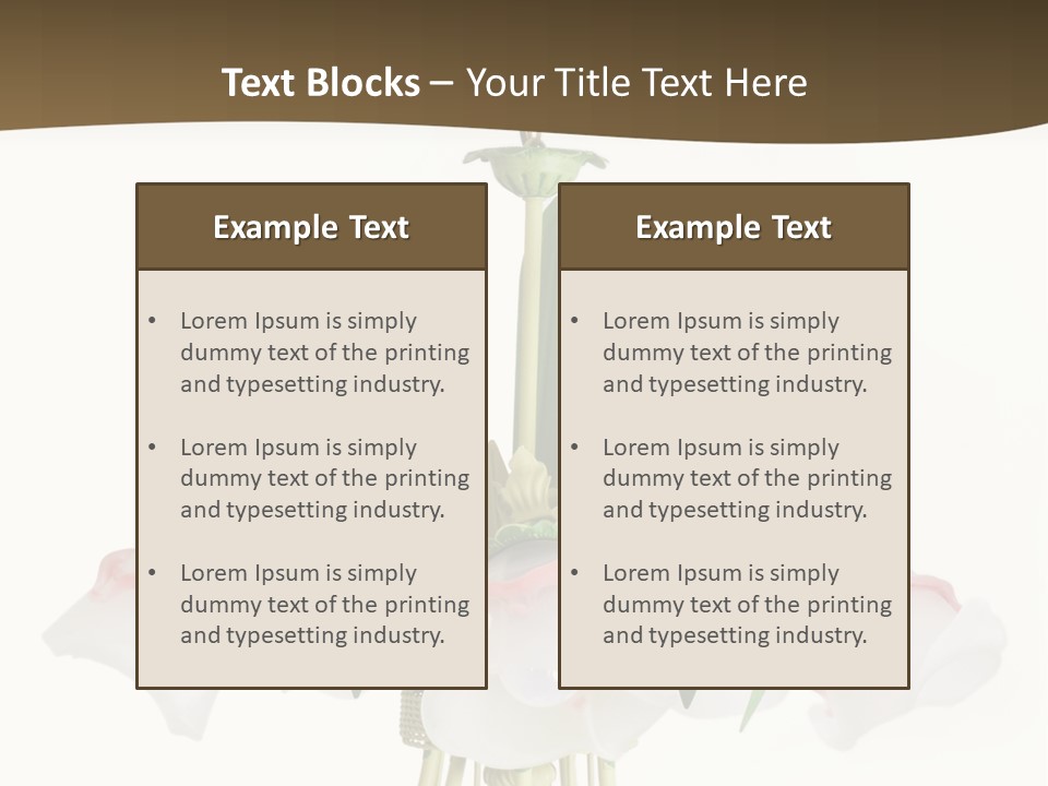 Magnificent Big Ceiling PowerPoint Template