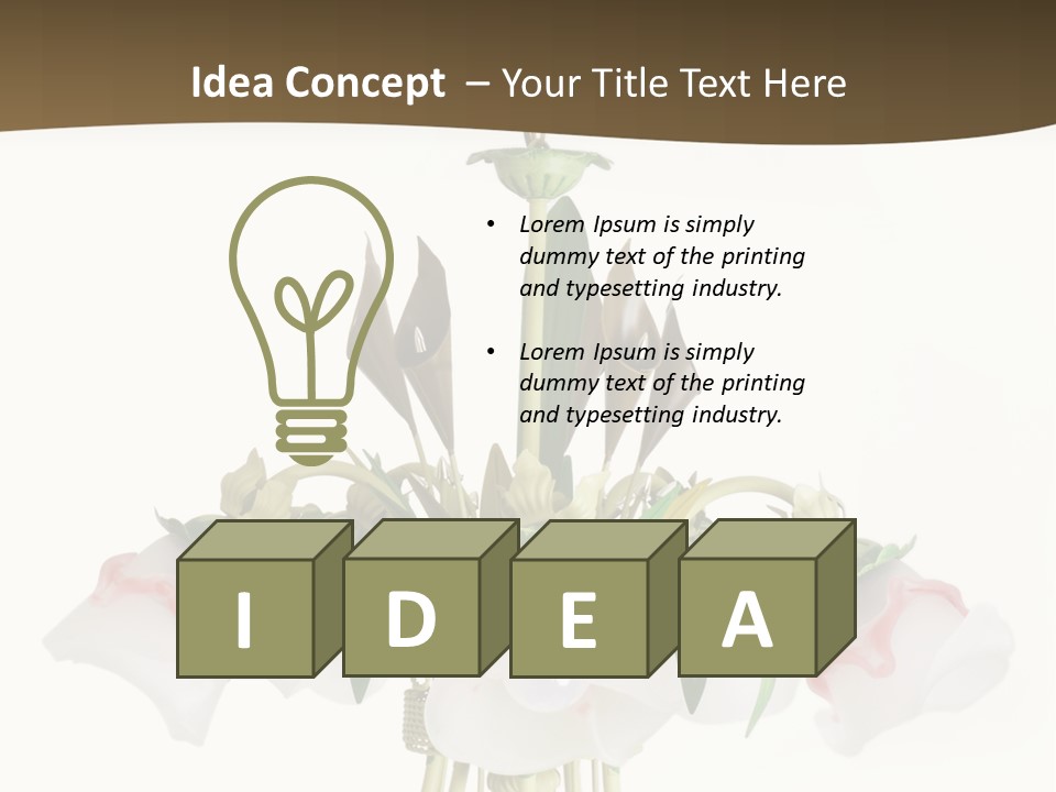 Magnificent Big Ceiling PowerPoint Template