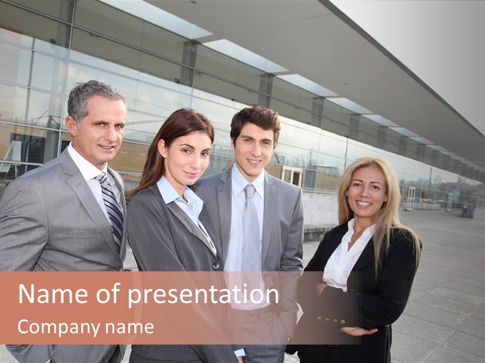 Partners Adults Business PowerPoint Template