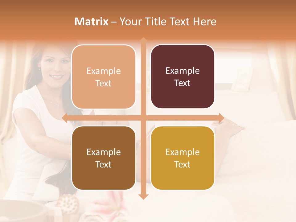 A Woman Receiving A Facial Massage From A Woman PowerPoint Template