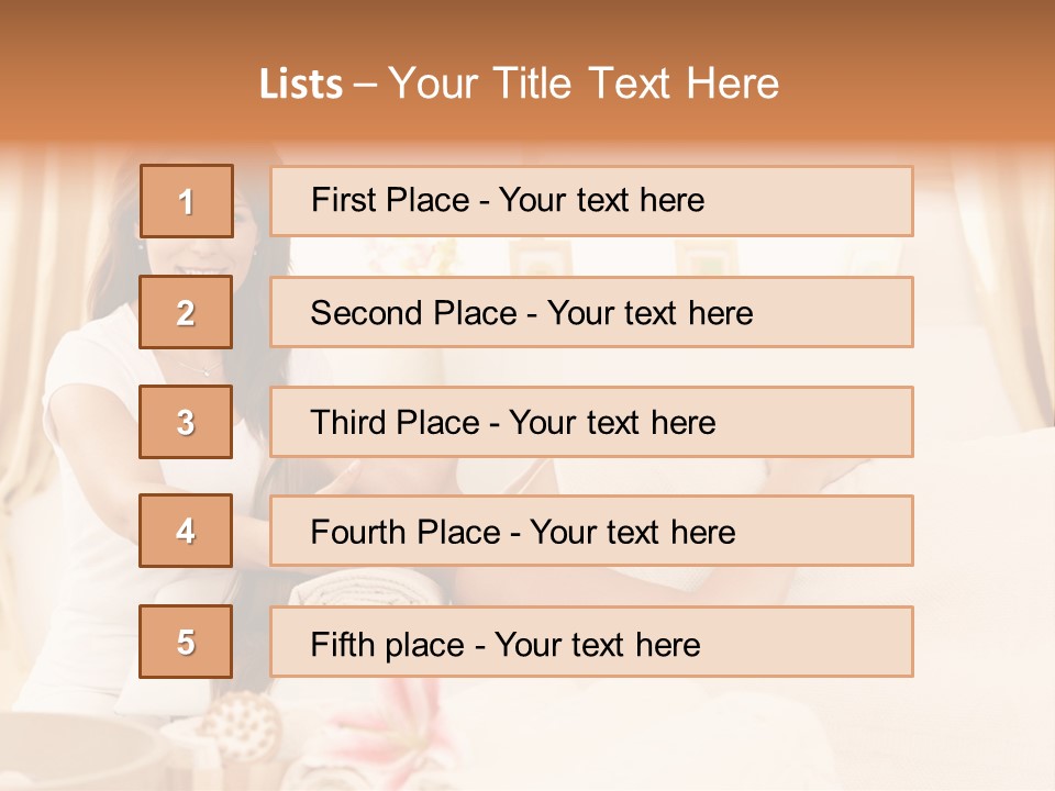 A Woman Receiving A Facial Massage From A Woman PowerPoint Template
