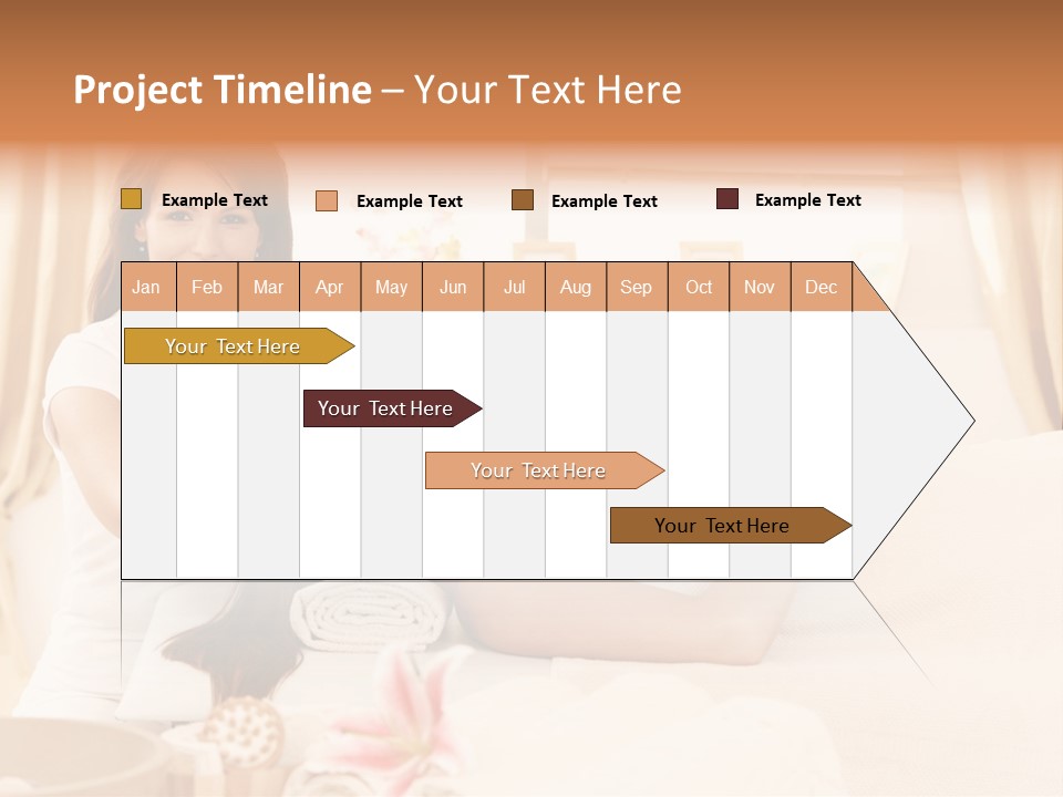 A Woman Receiving A Facial Massage From A Woman PowerPoint Template