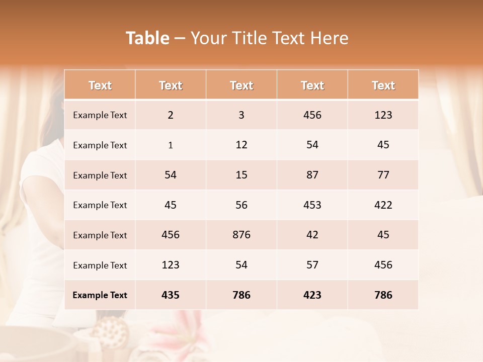 A Woman Receiving A Facial Massage From A Woman PowerPoint Template