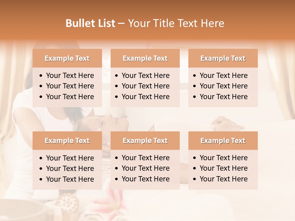 A Woman Receiving A Facial Massage From A Woman PowerPoint Template