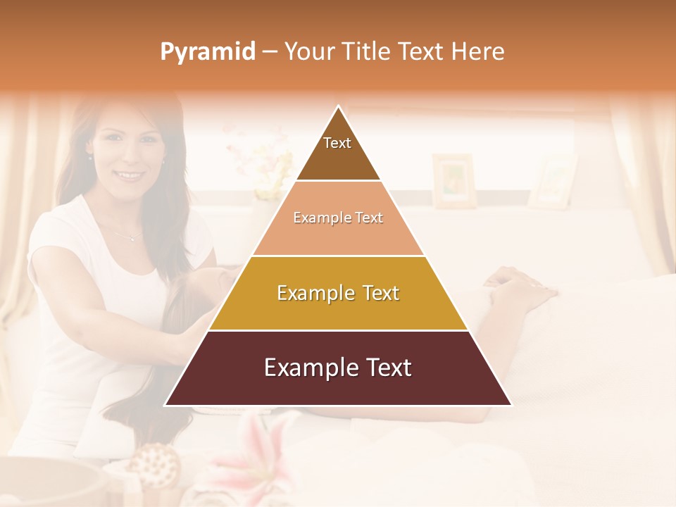A Woman Receiving A Facial Massage From A Woman PowerPoint Template