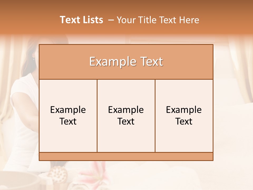 A Woman Receiving A Facial Massage From A Woman PowerPoint Template