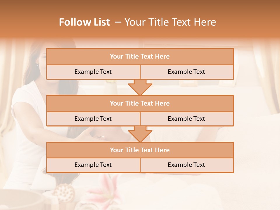 A Woman Receiving A Facial Massage From A Woman PowerPoint Template