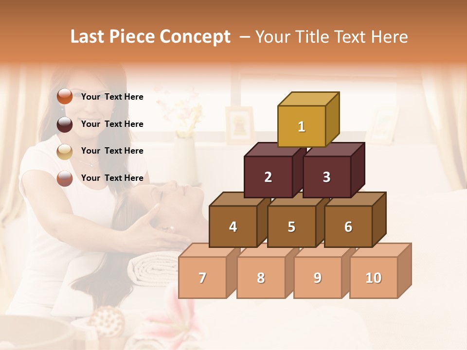 A Woman Receiving A Facial Massage From A Woman PowerPoint Template