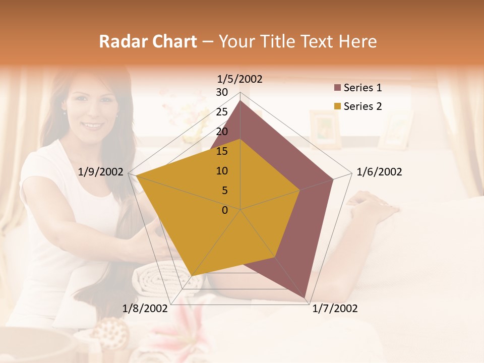 A Woman Receiving A Facial Massage From A Woman PowerPoint Template