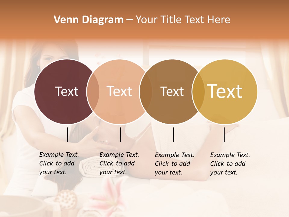 A Woman Receiving A Facial Massage From A Woman PowerPoint Template