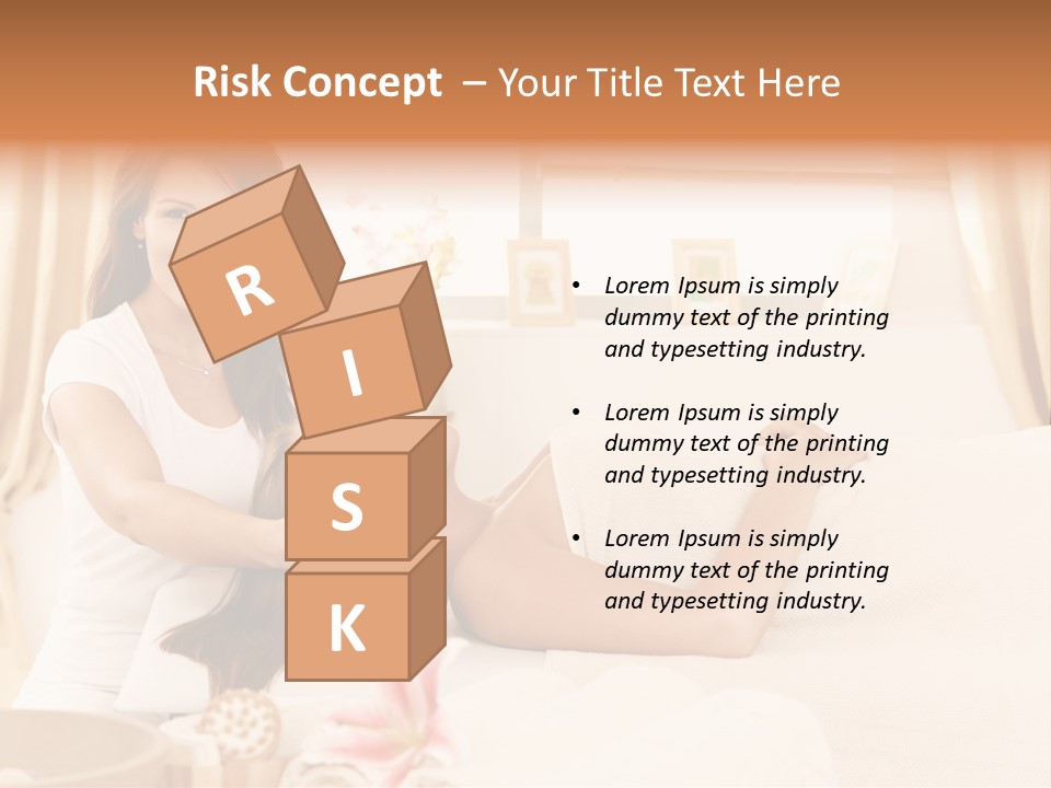 A Woman Receiving A Facial Massage From A Woman PowerPoint Template