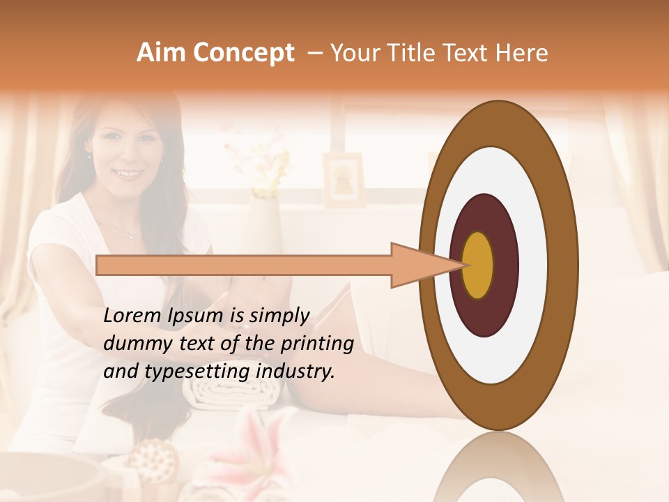 A Woman Receiving A Facial Massage From A Woman PowerPoint Template