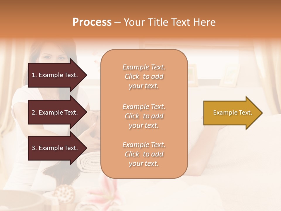 A Woman Receiving A Facial Massage From A Woman PowerPoint Template