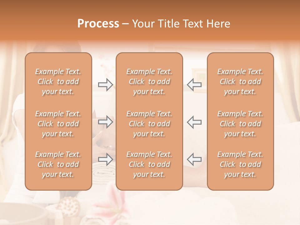 A Woman Receiving A Facial Massage From A Woman PowerPoint Template