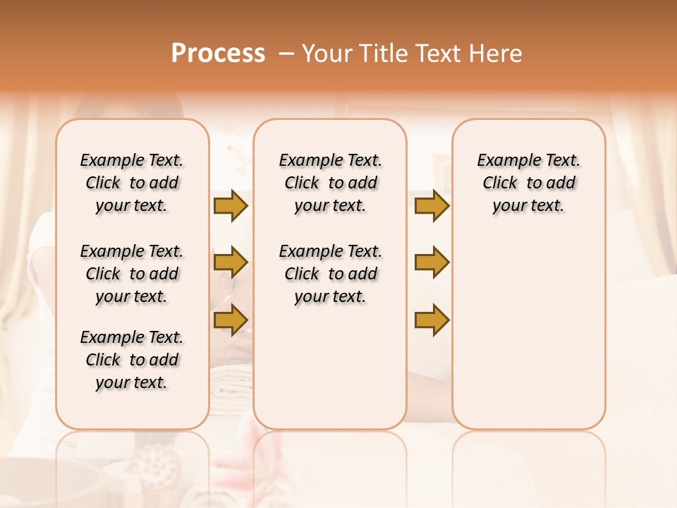 A Woman Receiving A Facial Massage From A Woman PowerPoint Template