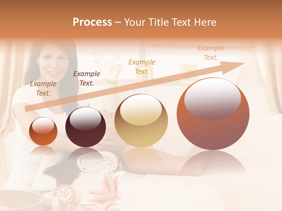 A Woman Receiving A Facial Massage From A Woman PowerPoint Template