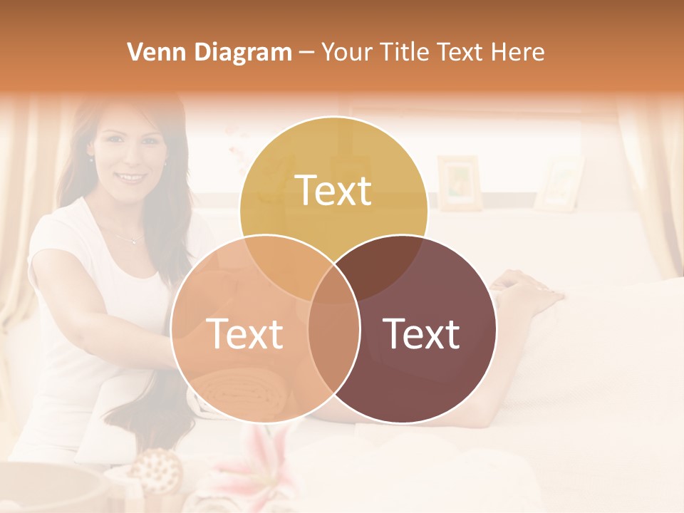 A Woman Receiving A Facial Massage From A Woman PowerPoint Template