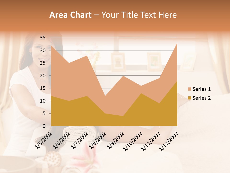 A Woman Receiving A Facial Massage From A Woman PowerPoint Template