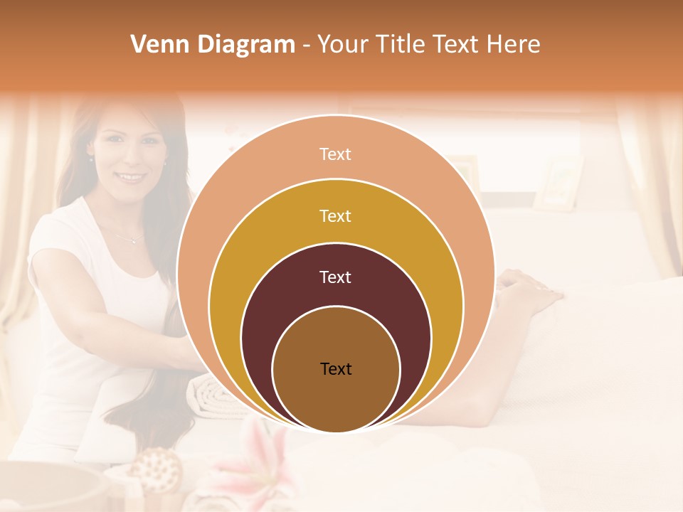 A Woman Receiving A Facial Massage From A Woman PowerPoint Template