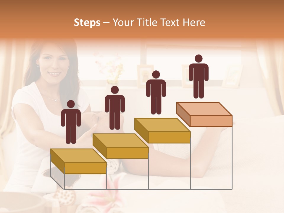 A Woman Receiving A Facial Massage From A Woman PowerPoint Template