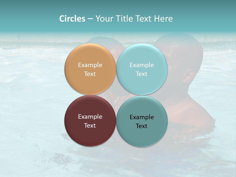 People Friends Preschooler PowerPoint Template