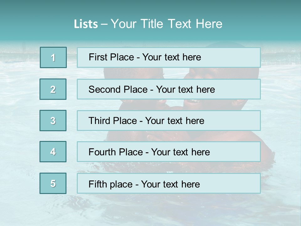 People Friends Preschooler PowerPoint Template
