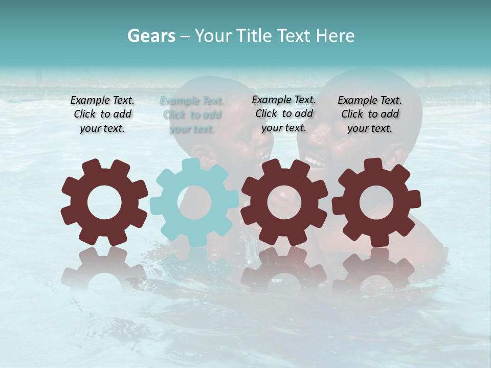 People Friends Preschooler PowerPoint Template