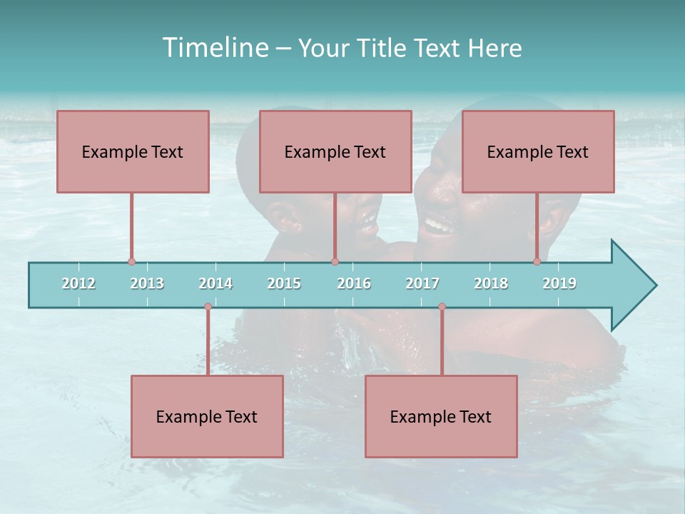 People Friends Preschooler PowerPoint Template