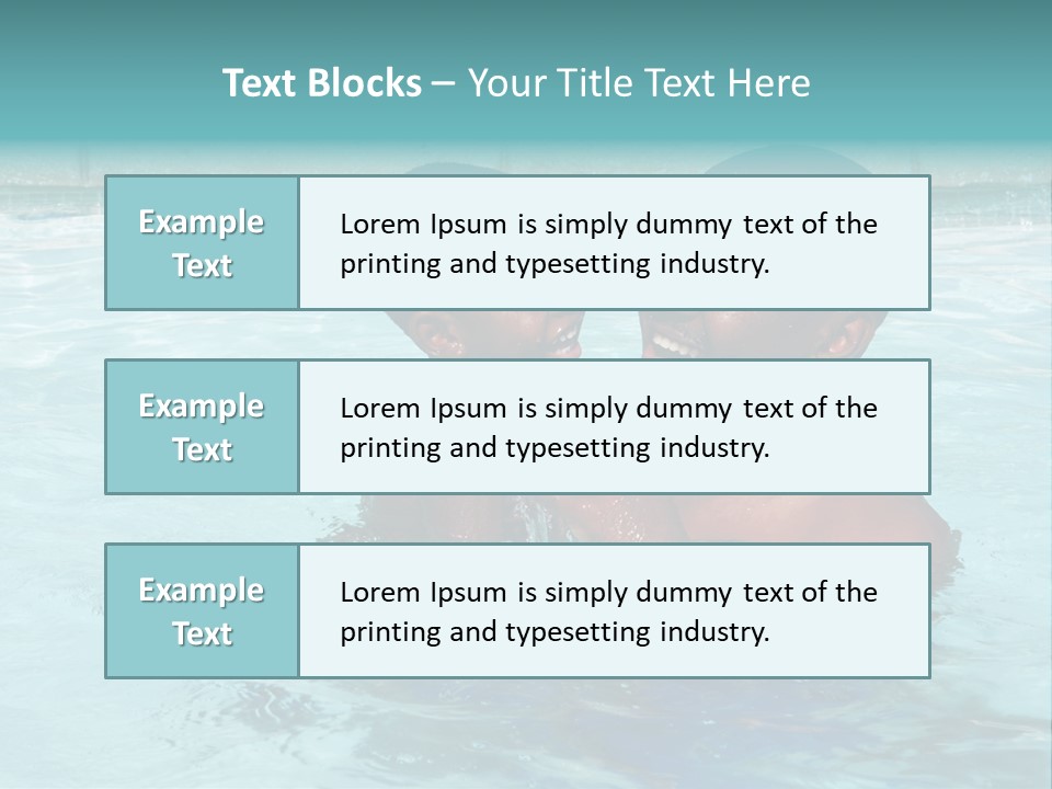 People Friends Preschooler PowerPoint Template