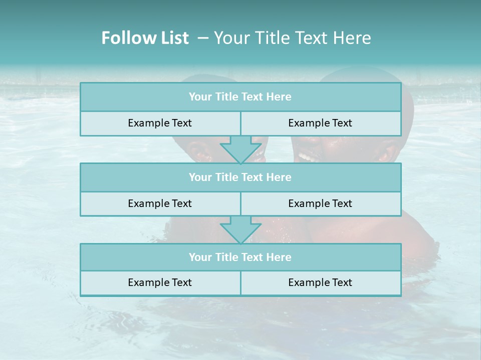 People Friends Preschooler PowerPoint Template