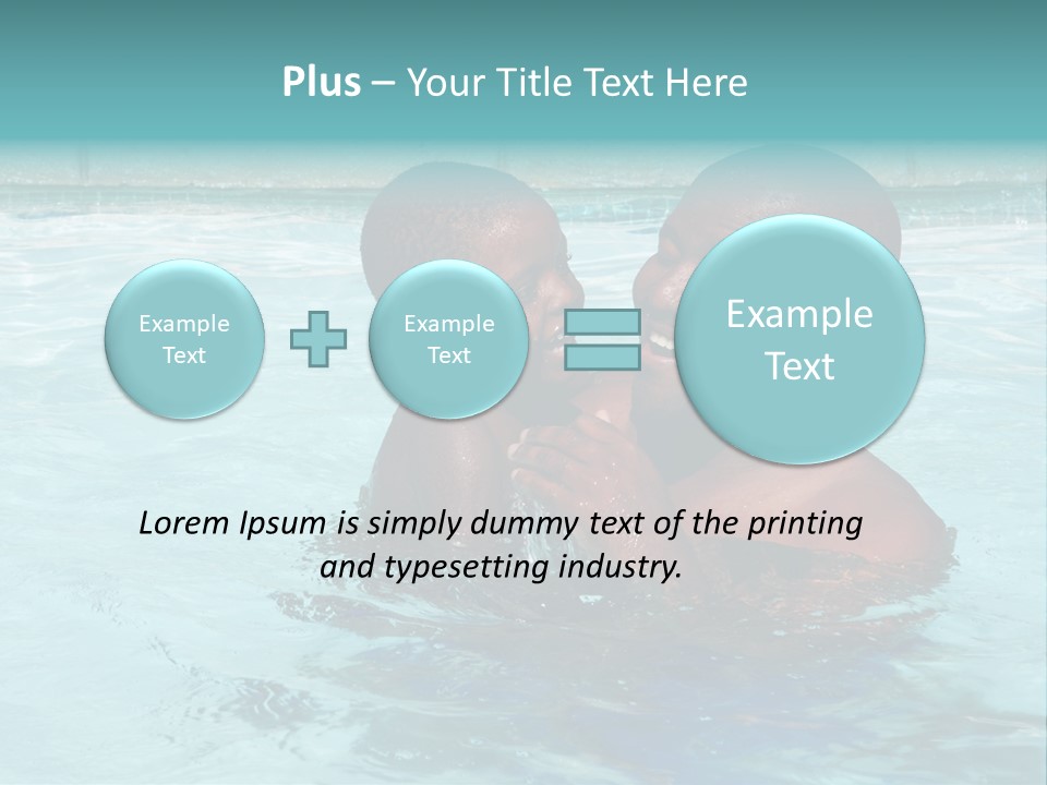 People Friends Preschooler PowerPoint Template