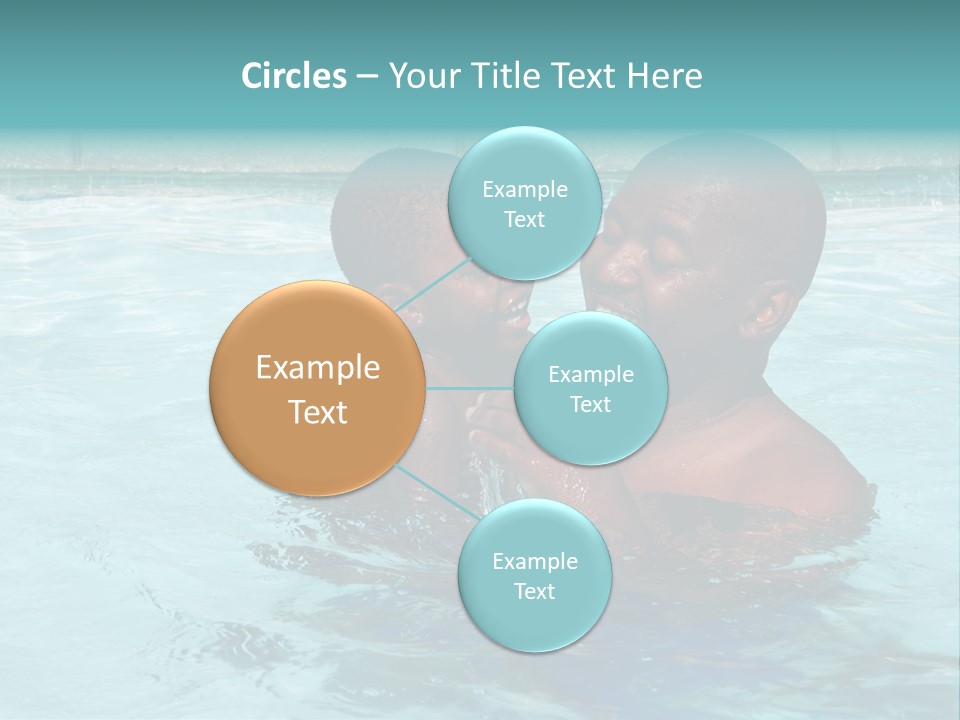 People Friends Preschooler PowerPoint Template