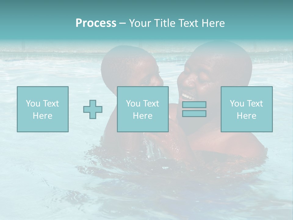 People Friends Preschooler PowerPoint Template