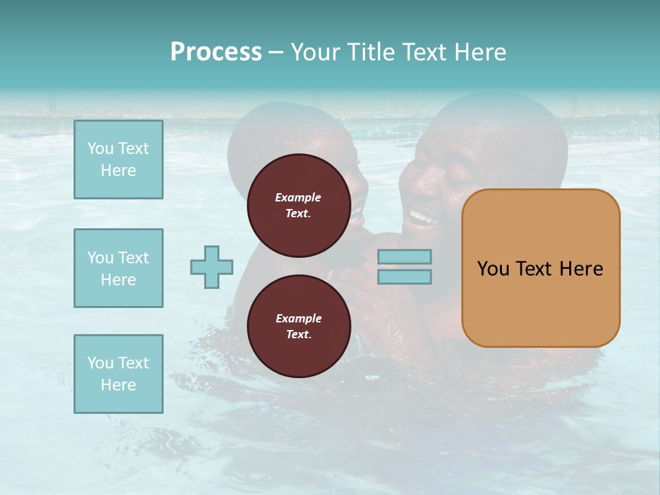 People Friends Preschooler PowerPoint Template