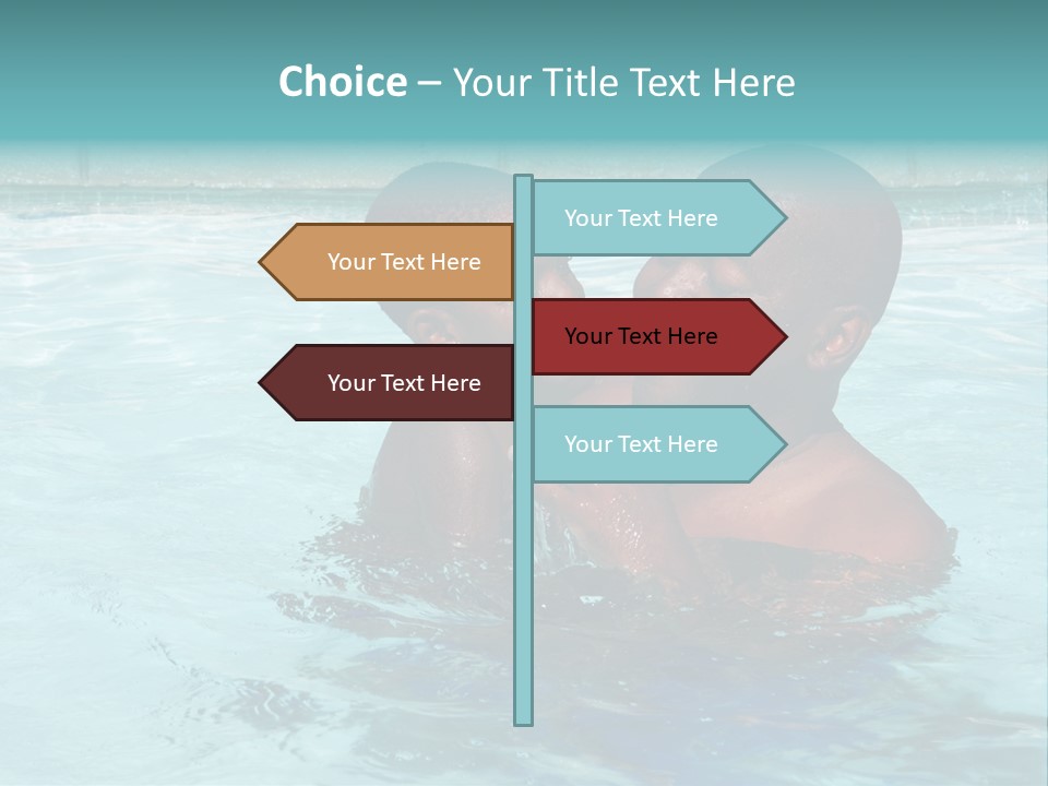 People Friends Preschooler PowerPoint Template