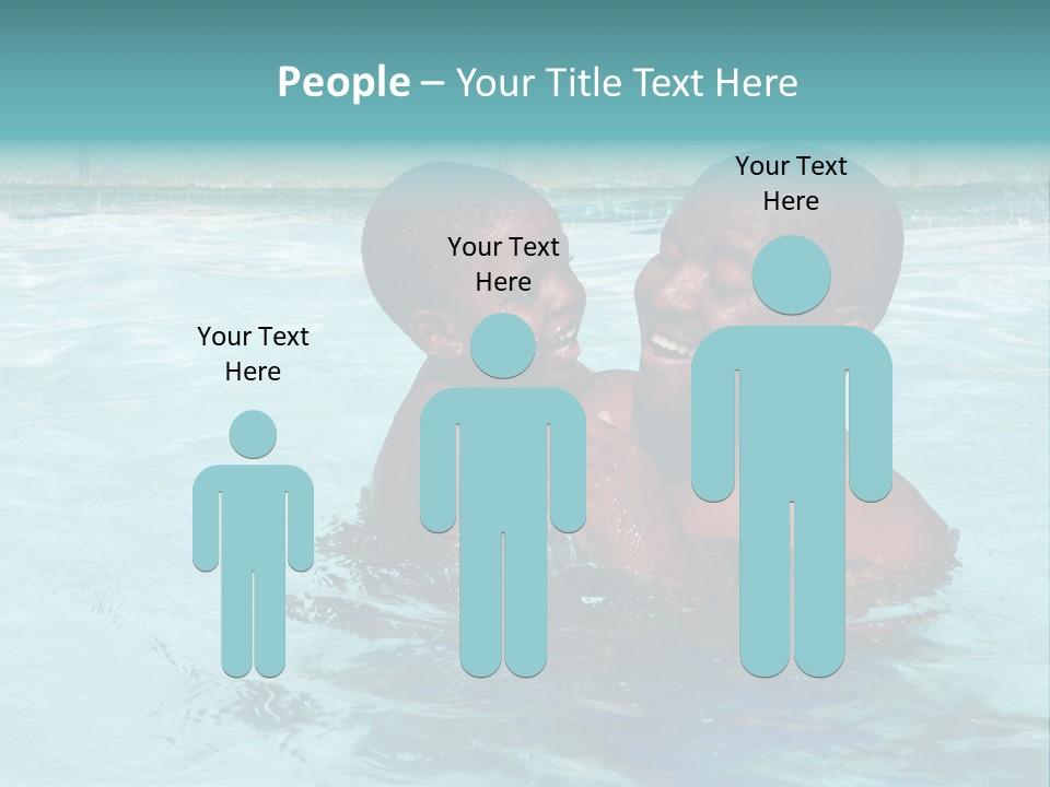 People Friends Preschooler PowerPoint Template