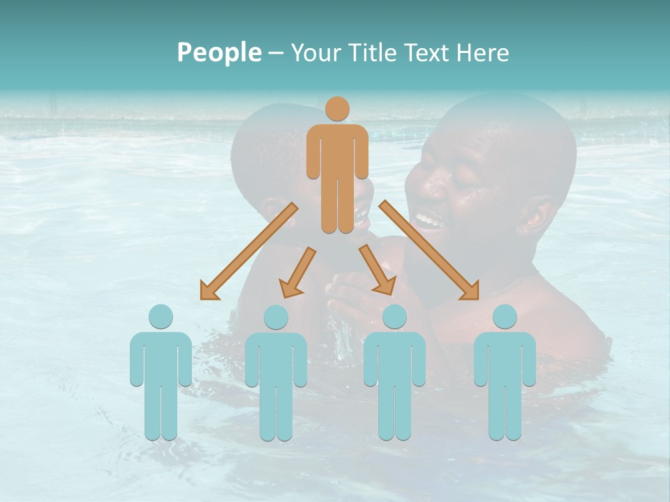 People Friends Preschooler PowerPoint Template