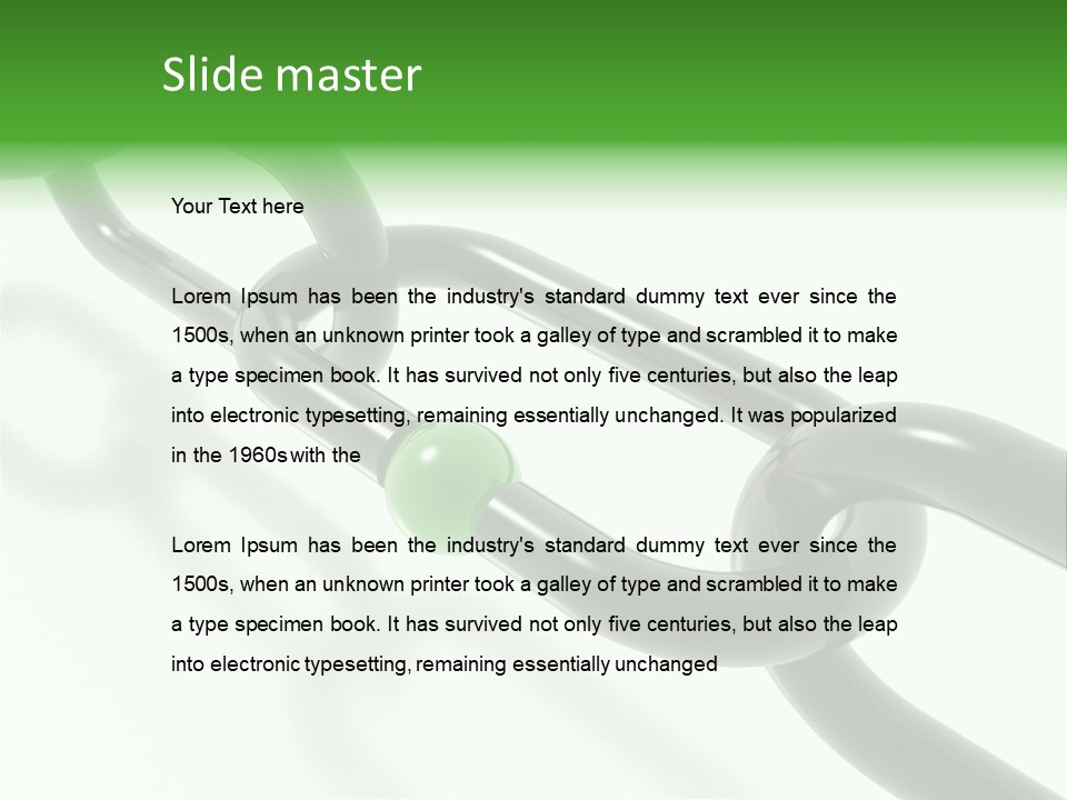 Group Clasped Row PowerPoint Template