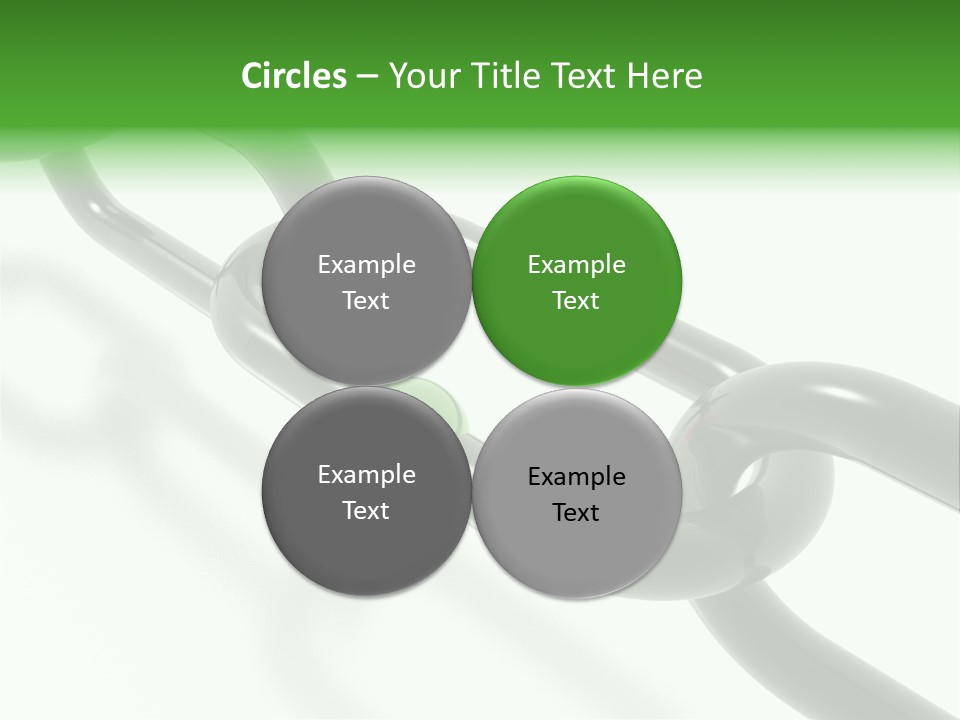 Group Clasped Row PowerPoint Template