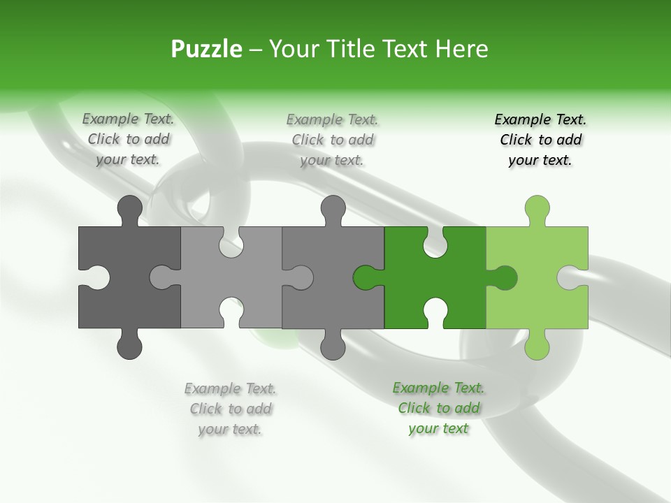 Group Clasped Row PowerPoint Template