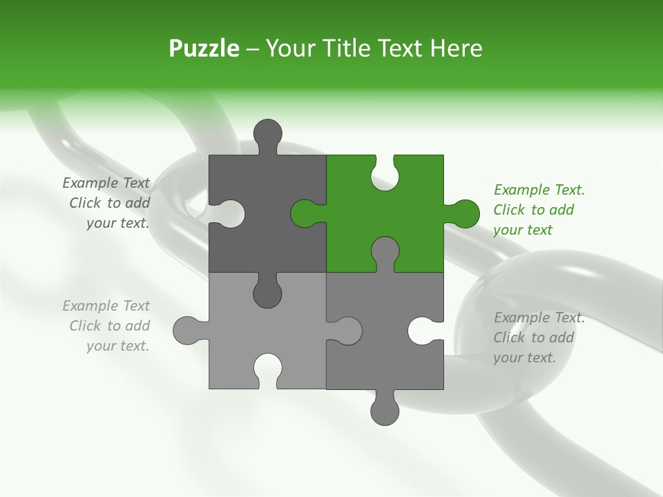 Group Clasped Row PowerPoint Template