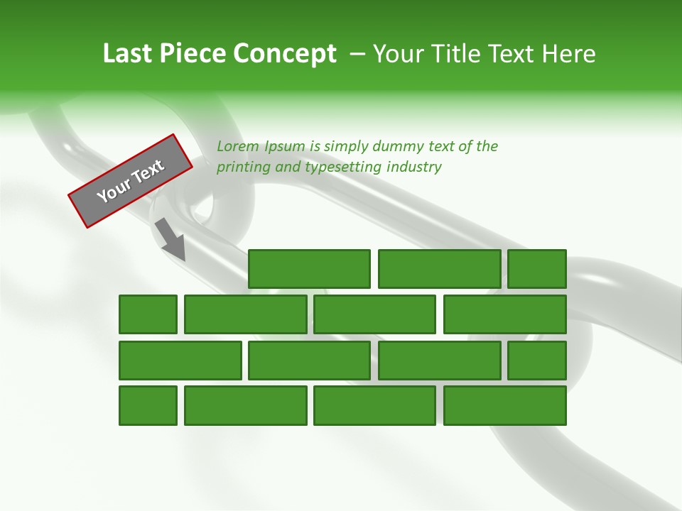 Group Clasped Row PowerPoint Template
