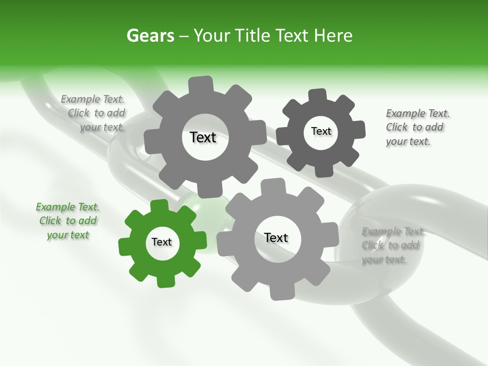 Group Clasped Row PowerPoint Template