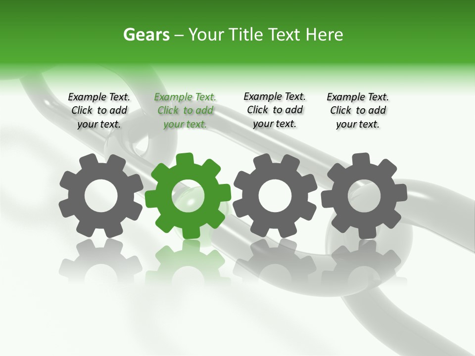 Group Clasped Row PowerPoint Template