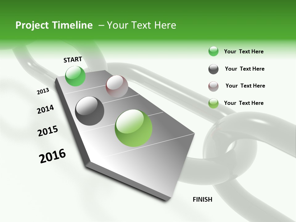 Group Clasped Row PowerPoint Template