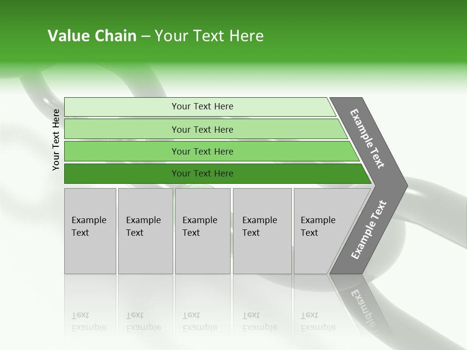 Group Clasped Row PowerPoint Template